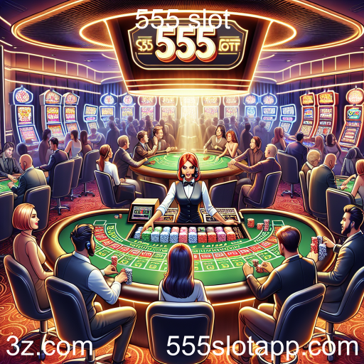 A Experiência do Cassino Ao Vivo no 555 Slot